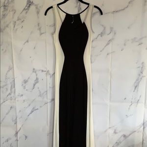 Black and White Maxi Dress